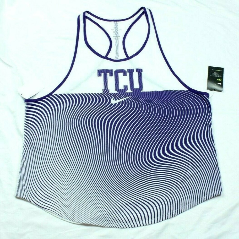 TCU Tank Top Women XXL New Orchid College Football